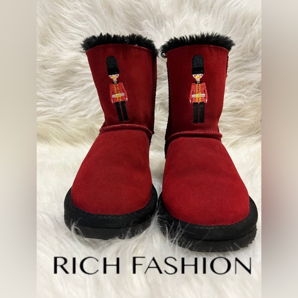 🥾 RICH FASHION CHILD NUTCRACKER SUEDE WINTER BOOTS 🥾
